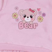 Детска рокля ''Bear'' в розово 3