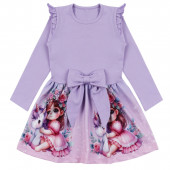 Детска трикотажна рокля ''Dreamy eyes'' 2