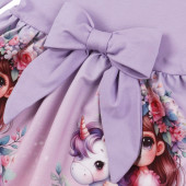 Детска трикотажна рокля ''Dreamy eyes'' 4