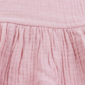 Детска памучна рокля ''Саня'' в опушено розово 7