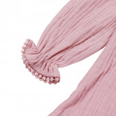 Детска памучна рокля ''Саня'' в опушено розово 8