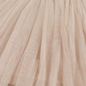 Детска рокля с тюл в бежово 6