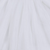 Детска рокля с тюл в екрю 6