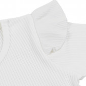 Детска рокля с тюл в екрю 5