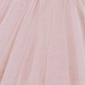 Детска рокля с тюл в пудра 6