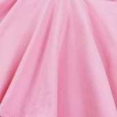 Детска трикотажна рокля с волани в розово 5