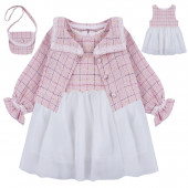 Официална рокля със сако и чанта 2