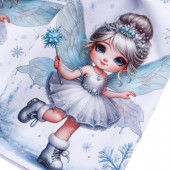 Детска рокля ''Зимна фея'' в синьо 3