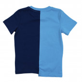 Детска памучна тениска в синьо 2