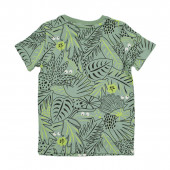Детска памучна тениска в зелено"Jungle" 2