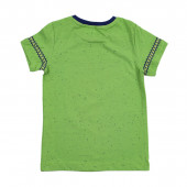 Детска тениска с напръскан ефект в зелено 2