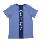 Детска тениска в синьо "Ahoy" 2