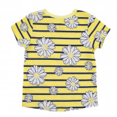 Детска тениска "Flowers" в жълто 2