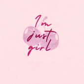 Детска тениска за момичета "Just girl" 3