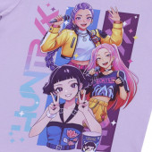 Детска тениска "K-pop" в лилаво 3