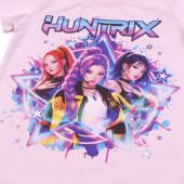 Детска тениска "K-pop" в пудра 3
