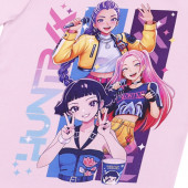 Детска тениска "K-pop" в розово 3