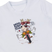 Детска тениска "Let's go" в бяло 2