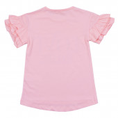 Детска тениска "Love" в розово 2