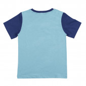 Детска тениска с анимационен герой в синьо 2