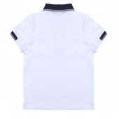 Детска тениска с якичка "Gentleman'' в бяло 2