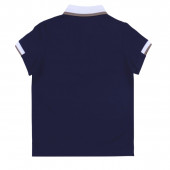 Детска тениска с якичка "Gentleman'' в тъмносиньо 2