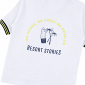 Детска тениска с якичка и джобче "Resort" 5