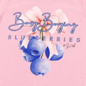 Детска тениска "Blueberries" в розово 3