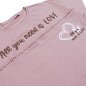 Детска тениска за момичета "Need is love" 3