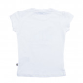 Детска тениска за момичета в бяло 2