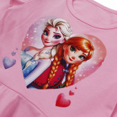 Детска трикотажна рокля "Sisters" в розово 3