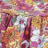 Лятна трикотажна рокля ''Флора'' в жълто 4