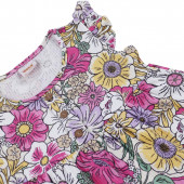 Лятна трикотажна рокля ''Флора'' в крем 3