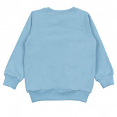 Детска ватирана блуза "Dinosaur" в синьо 2