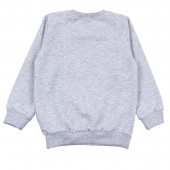 Детска ватирана блуза "Патрул" в сив меланж 2