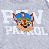 Детска ватирана блуза "Патрул" в сив меланж 3
