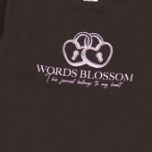 Детска ватирана блуза "Words bloossom" 3
