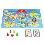 Детска занимателна игра "Островът на съкровищата" 24 х 24 см 2