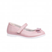 Детски анатомични обувки за момичета в розово с панделка 3