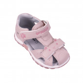 Анатомични детски сандали "Cat'' в пудра 2