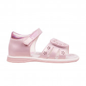 Детски аматомични сандали за момичета в розово 2