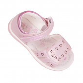 Детски аматомични сандали за момичета в розово 3