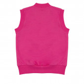 Детски елек ''Friendly'' в наситено розово 2