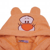 Детски халат за баня в оранжево 3