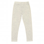 Детски клин за момичета в бежов меланж 2