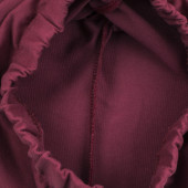 Детски плътен клин за момичета в червено-кафяв цвят 3