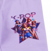 Детски клин "K-pop" в лилаво 3