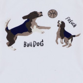 Леко ватиран комплект "Bulldog" в синьо 6