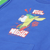 Детски комплект "Feel musuc" в синьо 4