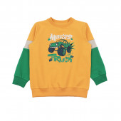 Детски комплект "Monster truck" в горчица 2